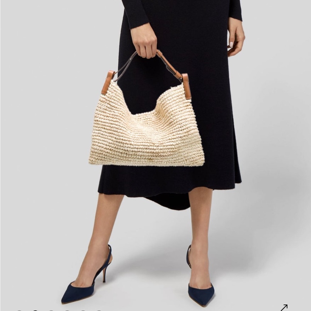Proenza Schouler  Woven Raffia Shoulder Bag NWOT retails at $900 - Picture 3 of 10